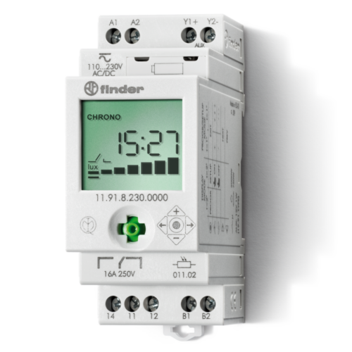 Finder DAYLIGHT + DAILY TIME SWITCH, 230VAC