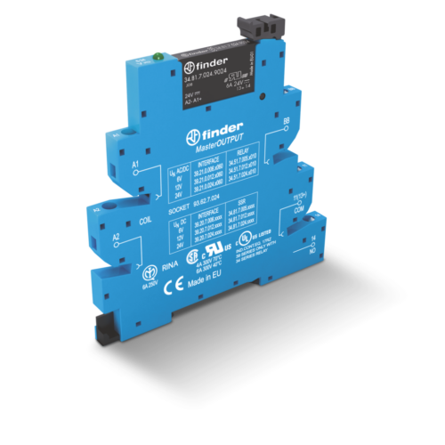 Finder Type 39.20 MasterOUTPUT SSR 24VDC, 6A@24VDC LOAD