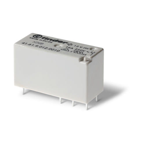 Finder Type 41.61 PCB RELAY, LOW-PROFILE,1CO16A@250VAC