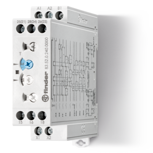 Finder TIMER MULTI (AIE,EEa,FE,GE,IT,BEp,DEp,SHp), 2CO 16A@250VAC,24-240VAC/DC, EXT POT