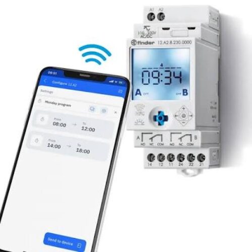 Finder TIMESWITCH, DIGITAL, ASTRONOMIC, 7 DAY, 2CO16A@250VAC, 24VAC/DC