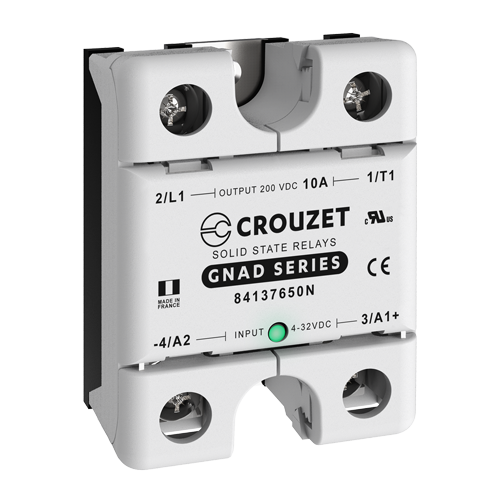 Crouzet SSR DC Switch – Hockey Puck, 4-32VDC Control
