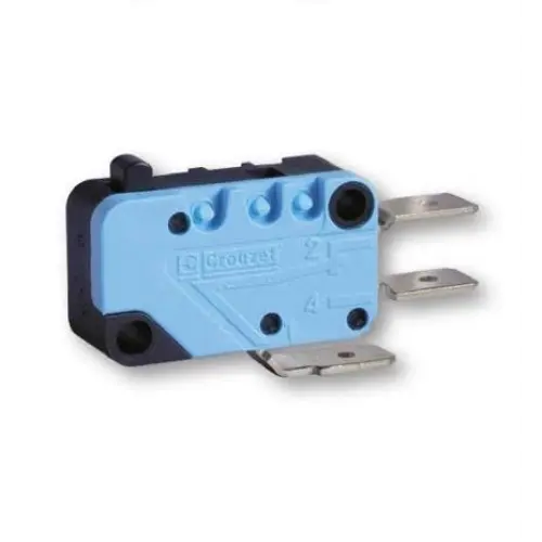 Crouzet 83161806 Microswitch – Low Force, Gold Contacts, 6.3mm Tabs