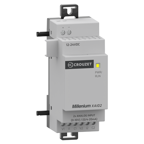 Crouzet MXAI02D7 Expansion – 2 Analog In, 12-24VDC