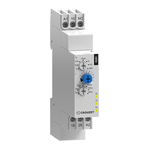 Crouzet RQR1 Star-Delta Timer – 20-140ms, 8A, 24/240VAC
