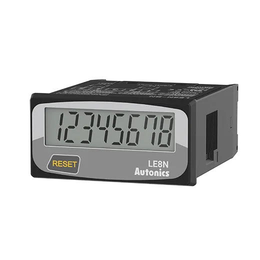 Autonics LE8N LCD Hour Run Meter – 48x24mm