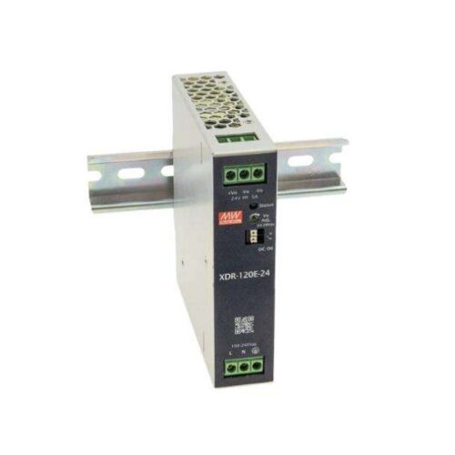 Mean Well XDR-120E DIN Rail Power Supply – 120W, Single Phase