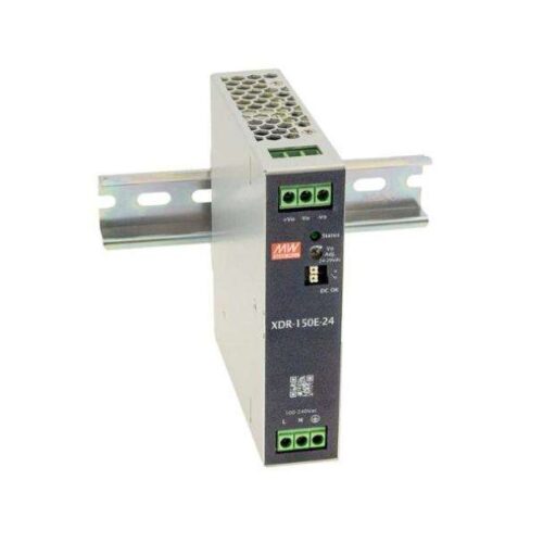 Mean Well XDR-150E DIN Rail Power Supply – 150W, Single Phase