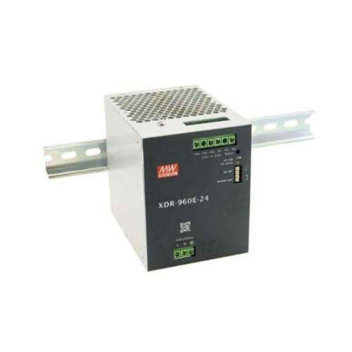 Mean Well XDR-960E-24 DIN Rail Power Supply – 960W, 2/3 Phase, 340-550VAC Input