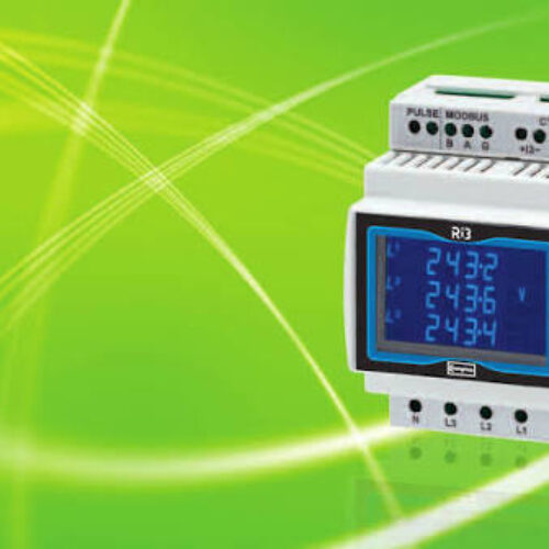 Crompton RI3-01 DIN Rail Power Meter – 5A CT Input, RS485 Modbus