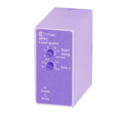 Comadan RP81 Load Guard Relay – 3-Phase Motor Protection, 11 Pin