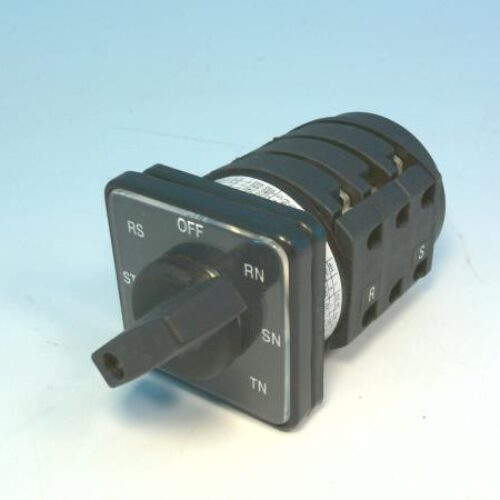 Salzer Selector Switch, Voltmeter/Ammeter, Panel Mount