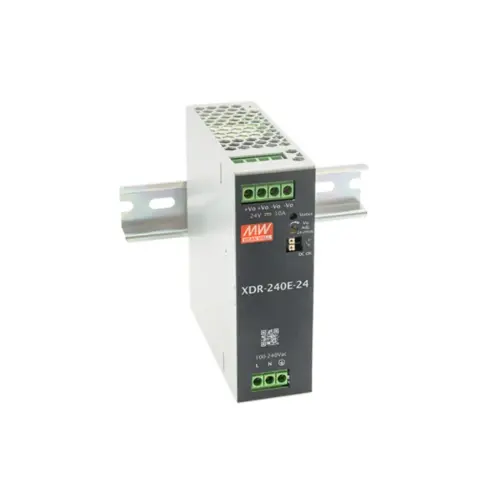Mean Well XDR-240E DIN Rail Power Supply – 240W, Single Phase