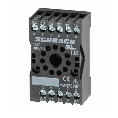 Comadan ZB11 Relay Base Socket – 11 Pin, DIN Rail