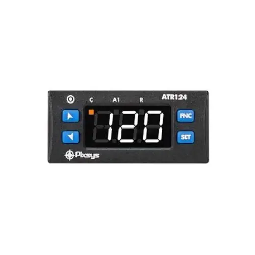 PIXSYS Temperature Controller – 32x74mm, Relay+RS485, 24-230VAC/DC