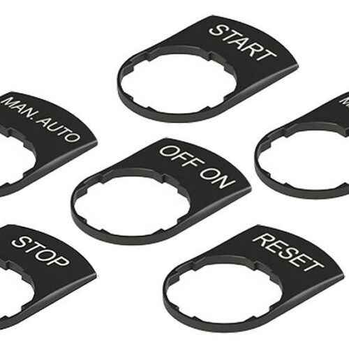Pizzato Engraved Label for ERound Pushbuttons