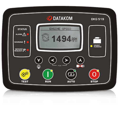 DATAKOM DKG-519 CAN/MPU Manual and Remote Start Genset Controller – 200x148mm
