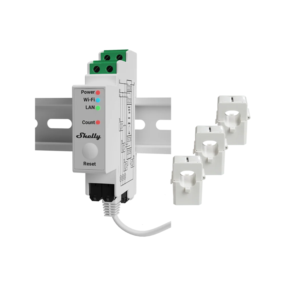 Shelly Pro 3EM 120A Energy Meter