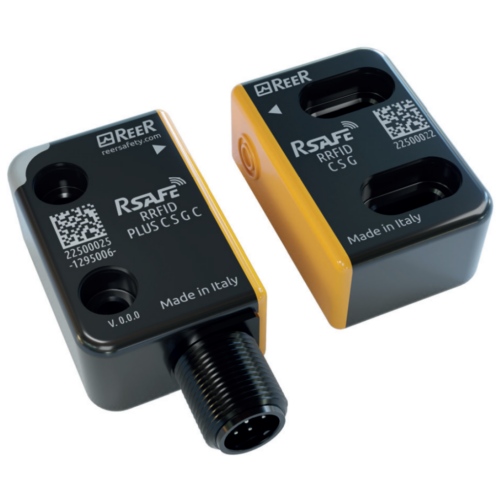 ReeR RFID Plus Combo Safety Switch – Sensor + Actuator, 22mm, M12 8-Pole