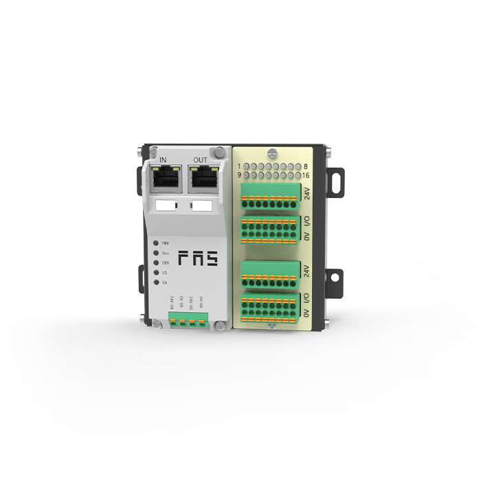 FAS-Elec EtherCAT protocol, 16DI/DO adaptive, PNP, terminal type, RJ45 network port, IP20 remote module
