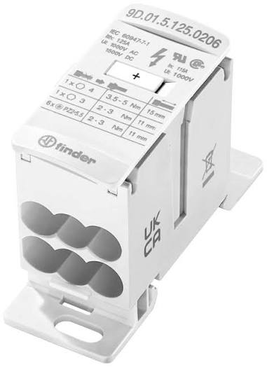 9D.01.5.125.0206 - HIGH CURRENT DISTRBUTION TERMINAL BLOCK 125A